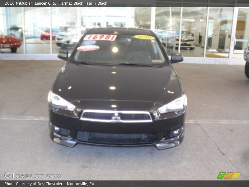 Tarmac Black Pearl / Black 2010 Mitsubishi Lancer GTS