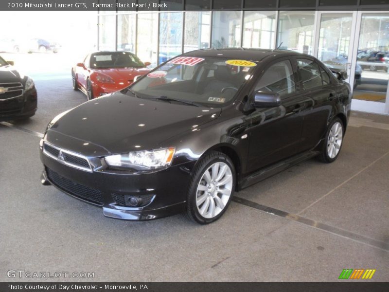 Tarmac Black Pearl / Black 2010 Mitsubishi Lancer GTS