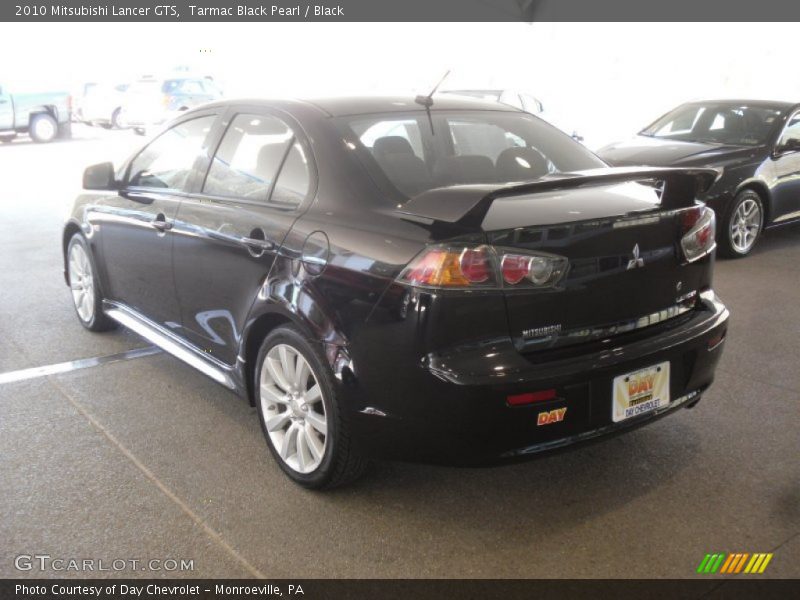 Tarmac Black Pearl / Black 2010 Mitsubishi Lancer GTS