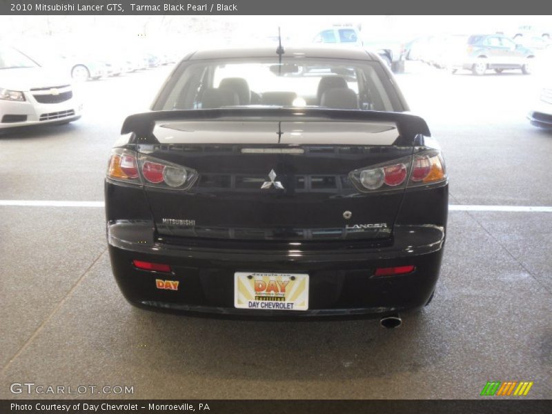 Tarmac Black Pearl / Black 2010 Mitsubishi Lancer GTS