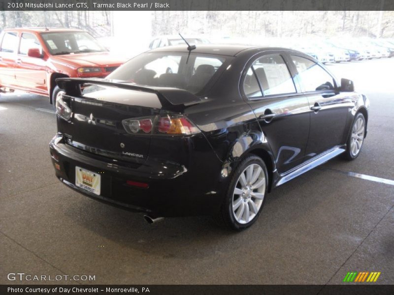 Tarmac Black Pearl / Black 2010 Mitsubishi Lancer GTS