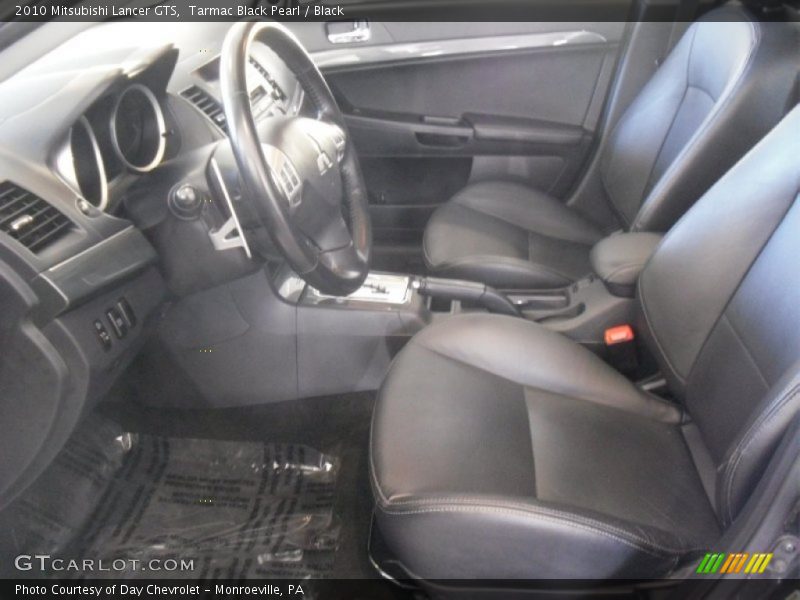 Tarmac Black Pearl / Black 2010 Mitsubishi Lancer GTS