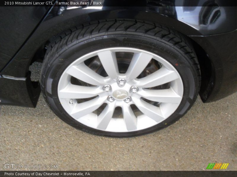 Tarmac Black Pearl / Black 2010 Mitsubishi Lancer GTS