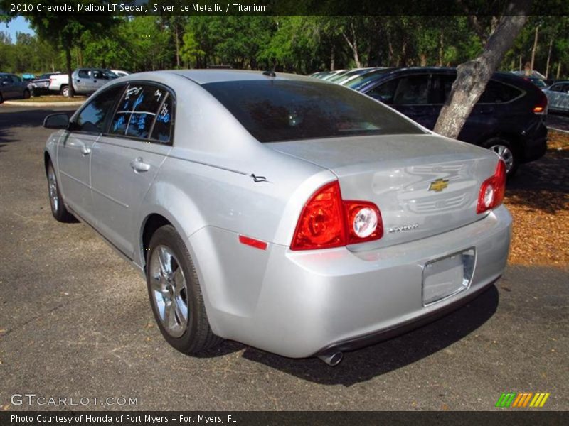 Silver Ice Metallic / Titanium 2010 Chevrolet Malibu LT Sedan