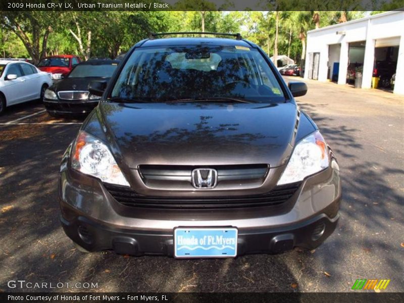 Urban Titanium Metallic / Black 2009 Honda CR-V LX