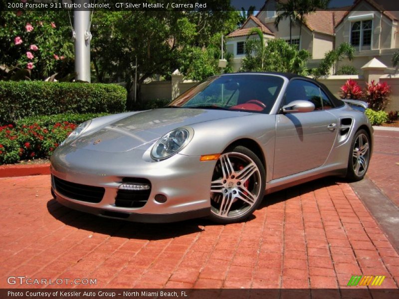 Front 3/4 View of 2008 911 Turbo Cabriolet