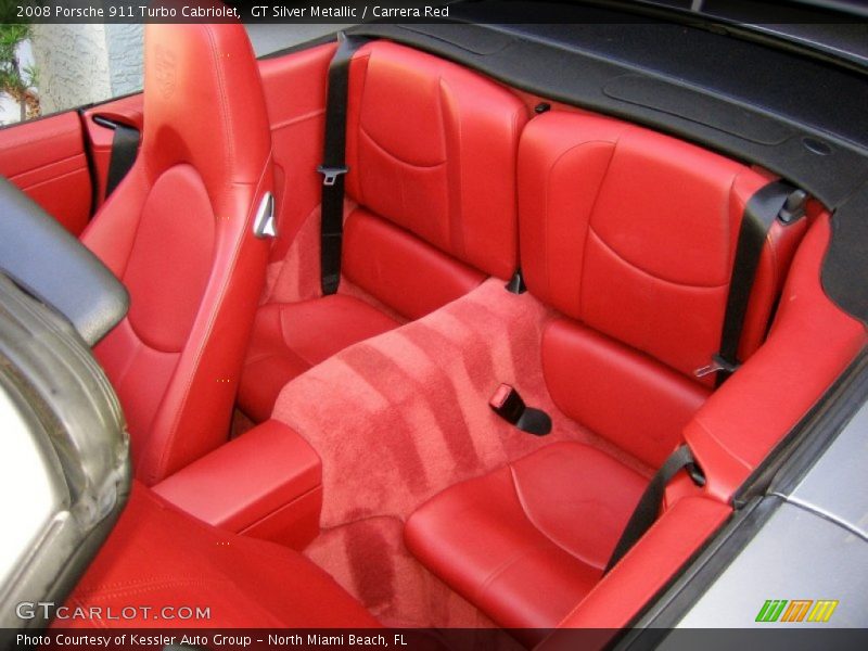 Rear Seat of 2008 911 Turbo Cabriolet