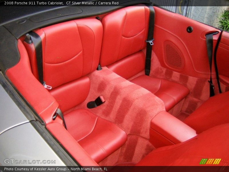 Rear Seat of 2008 911 Turbo Cabriolet