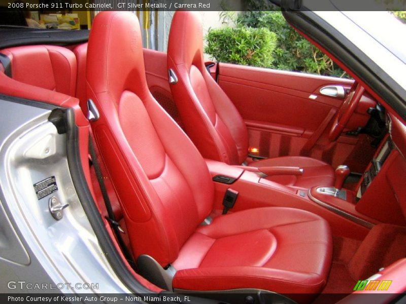  2008 911 Turbo Cabriolet Carrera Red Interior