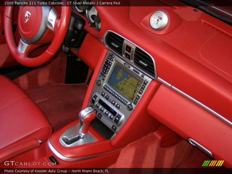 Controls of 2008 911 Turbo Cabriolet