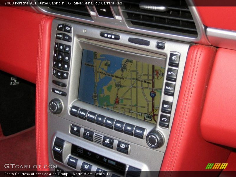 Navigation of 2008 911 Turbo Cabriolet
