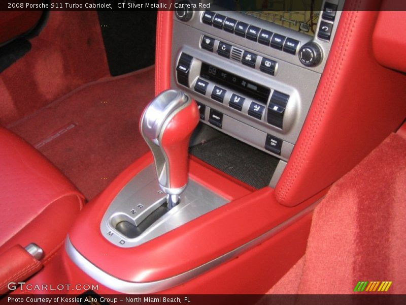GT Silver Metallic / Carrera Red 2008 Porsche 911 Turbo Cabriolet