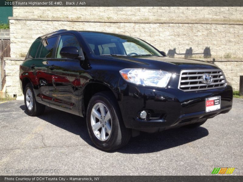 Black / Ash 2010 Toyota Highlander SE 4WD