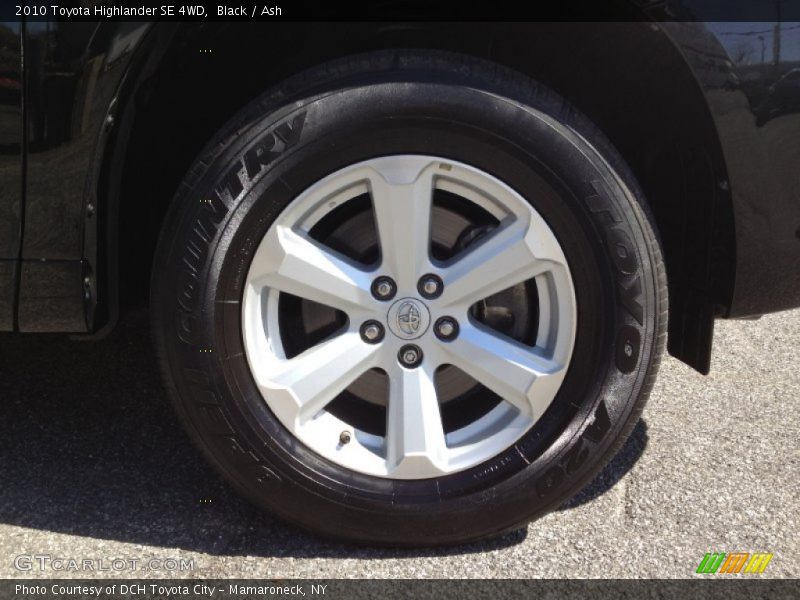 Black / Ash 2010 Toyota Highlander SE 4WD