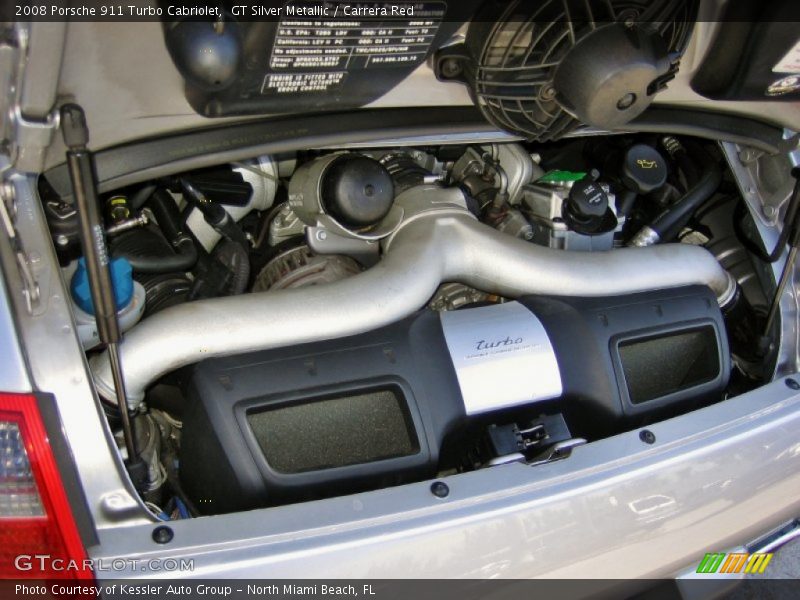  2008 911 Turbo Cabriolet Engine - 3.6 Liter Twin-Turbocharged DOHC 24V VarioCam Flat 6 Cylinder