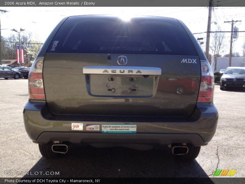 Amazon Green Metallic / Ebony 2006 Acura MDX