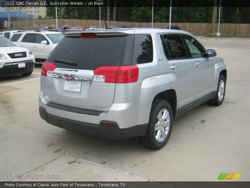 Quicksilver Metallic / Jet Black 2012 GMC Terrain SLE