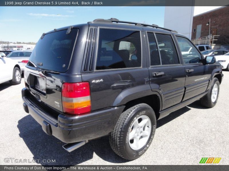 Black / Black 1998 Jeep Grand Cherokee 5.9 Limited 4x4