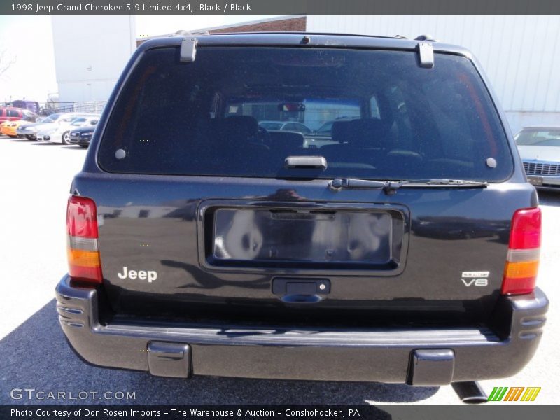 Black / Black 1998 Jeep Grand Cherokee 5.9 Limited 4x4