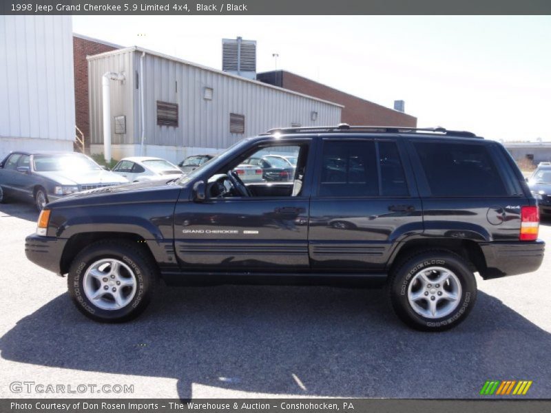 Black / Black 1998 Jeep Grand Cherokee 5.9 Limited 4x4