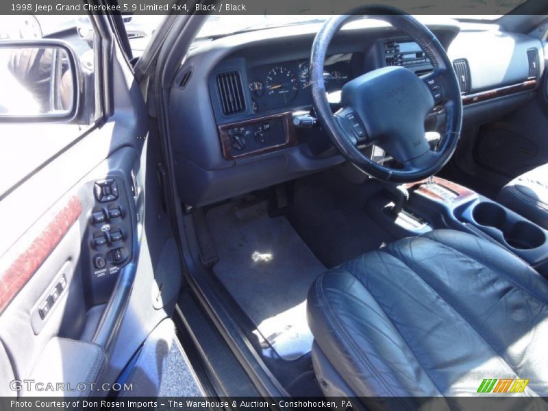 Black / Black 1998 Jeep Grand Cherokee 5.9 Limited 4x4