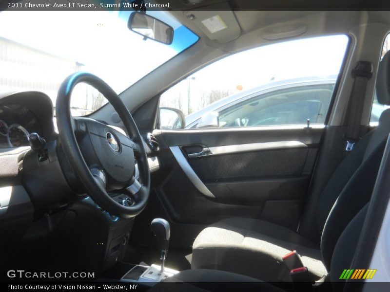 Summit White / Charcoal 2011 Chevrolet Aveo LT Sedan