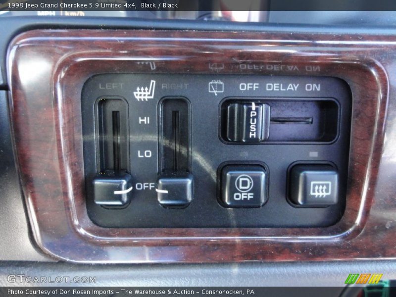 Controls of 1998 Grand Cherokee 5.9 Limited 4x4