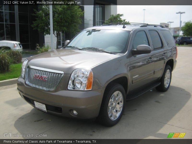 Mocha Steel Metallic / Light Tan 2012 GMC Yukon SLT