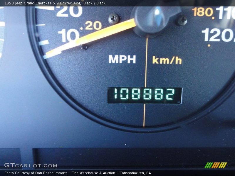 Black / Black 1998 Jeep Grand Cherokee 5.9 Limited 4x4