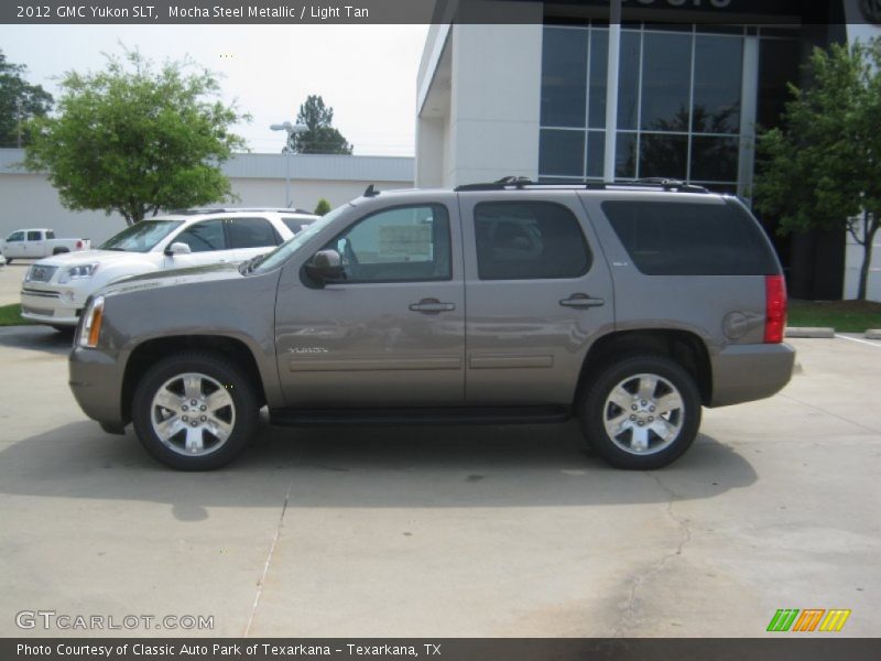 Mocha Steel Metallic / Light Tan 2012 GMC Yukon SLT