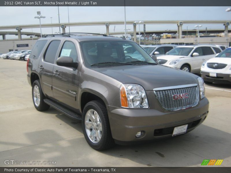 Mocha Steel Metallic / Light Tan 2012 GMC Yukon SLT