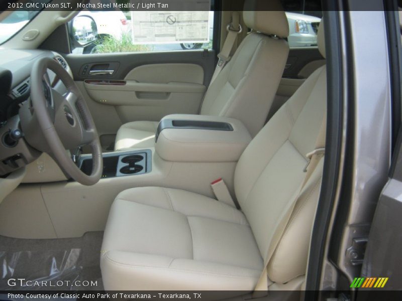 Mocha Steel Metallic / Light Tan 2012 GMC Yukon SLT