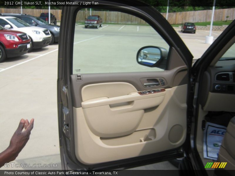 Mocha Steel Metallic / Light Tan 2012 GMC Yukon SLT