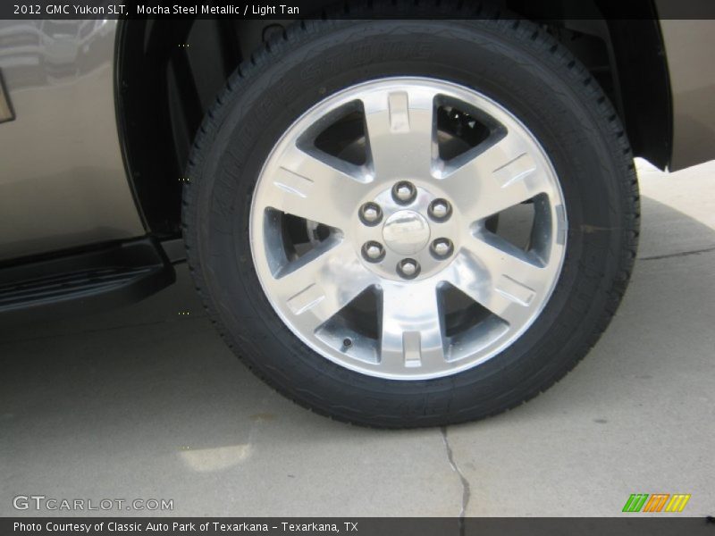 Mocha Steel Metallic / Light Tan 2012 GMC Yukon SLT