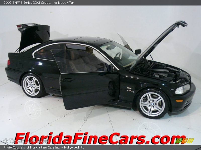 Jet Black / Tan 2002 BMW 3 Series 330i Coupe