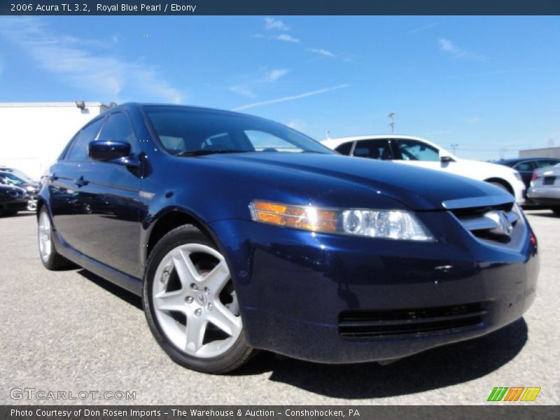 Royal Blue Pearl / Ebony 2006 Acura TL 3.2
