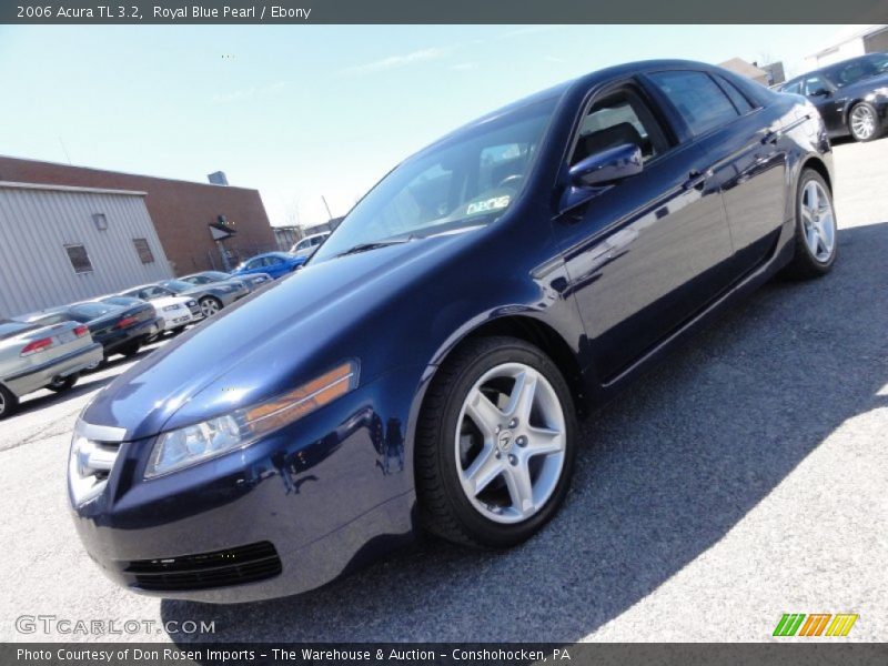 Royal Blue Pearl / Ebony 2006 Acura TL 3.2