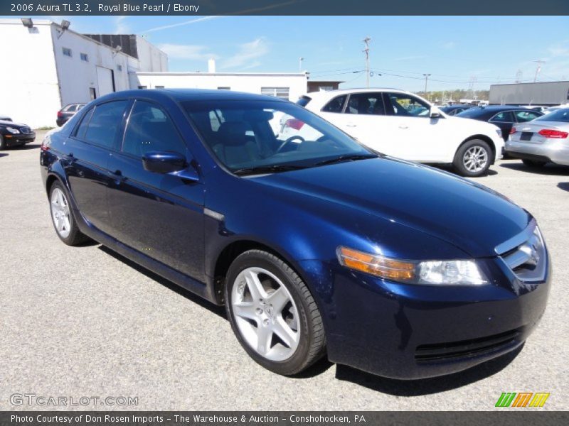Royal Blue Pearl / Ebony 2006 Acura TL 3.2