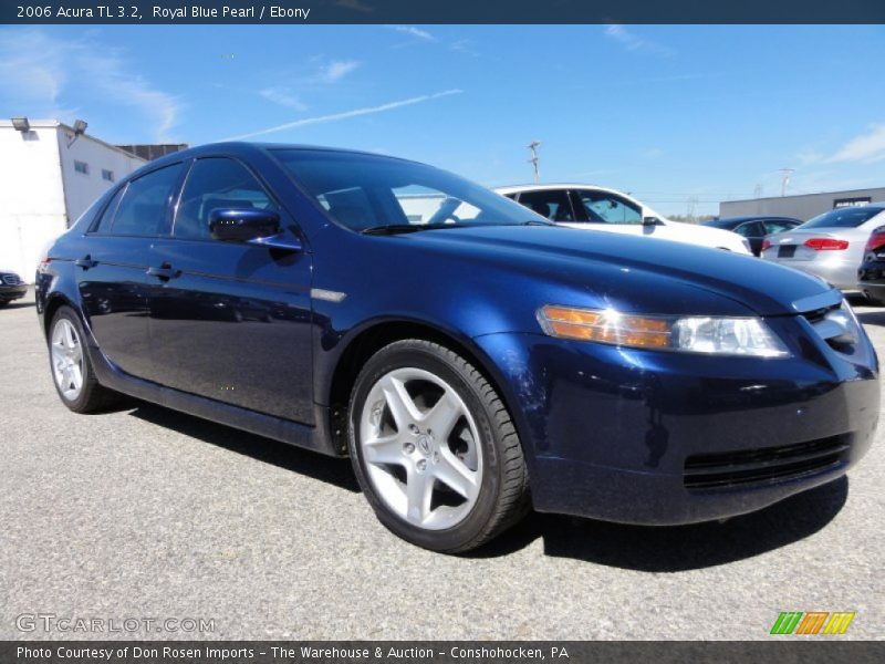 Royal Blue Pearl / Ebony 2006 Acura TL 3.2