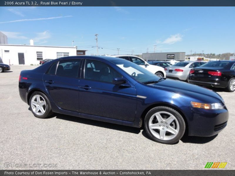 Royal Blue Pearl / Ebony 2006 Acura TL 3.2