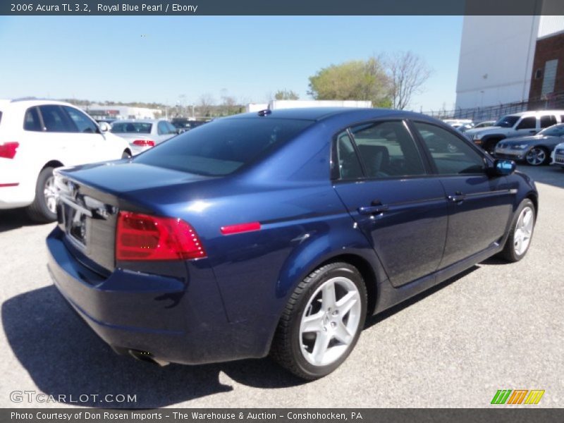 Royal Blue Pearl / Ebony 2006 Acura TL 3.2