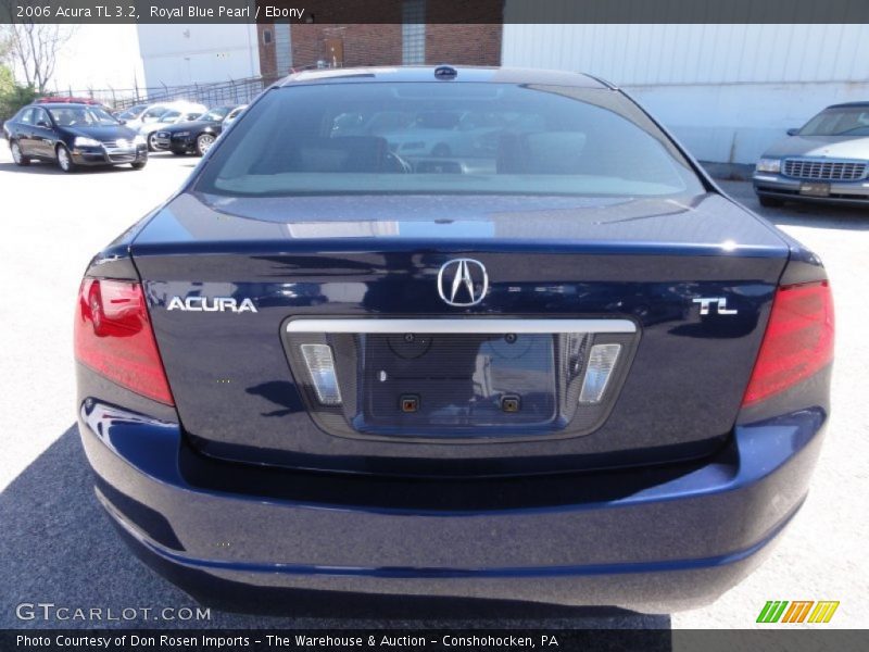 Royal Blue Pearl / Ebony 2006 Acura TL 3.2