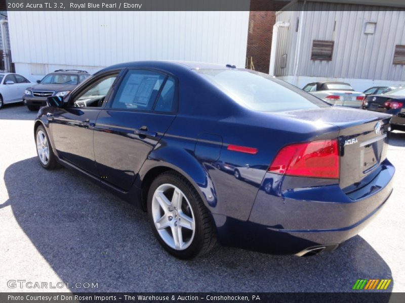 Royal Blue Pearl / Ebony 2006 Acura TL 3.2