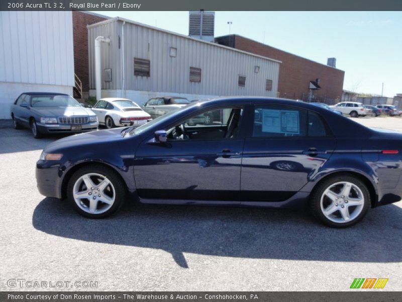 Royal Blue Pearl / Ebony 2006 Acura TL 3.2
