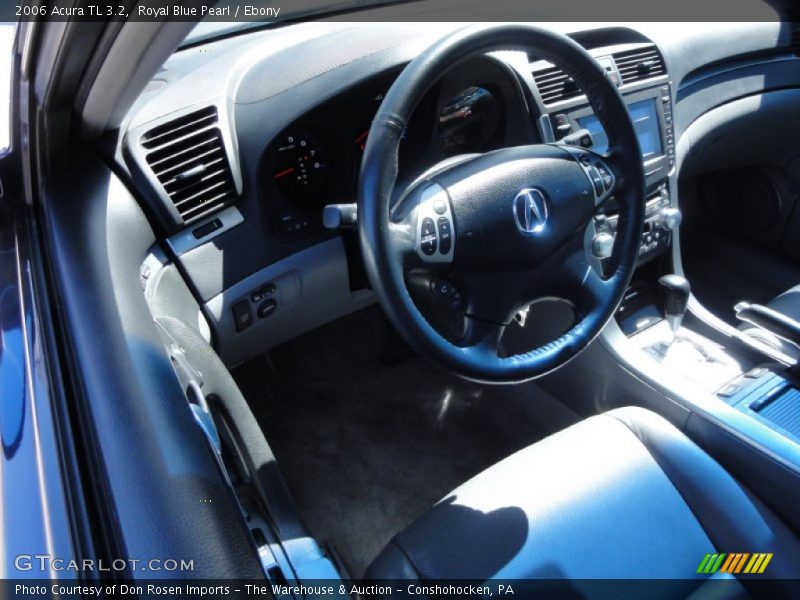 Royal Blue Pearl / Ebony 2006 Acura TL 3.2