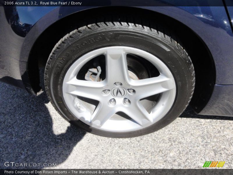 Royal Blue Pearl / Ebony 2006 Acura TL 3.2