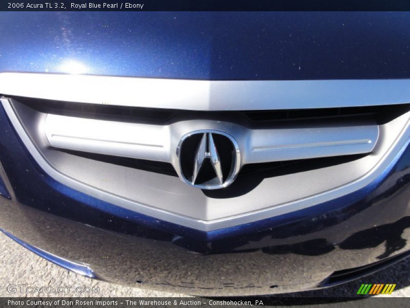 Royal Blue Pearl / Ebony 2006 Acura TL 3.2