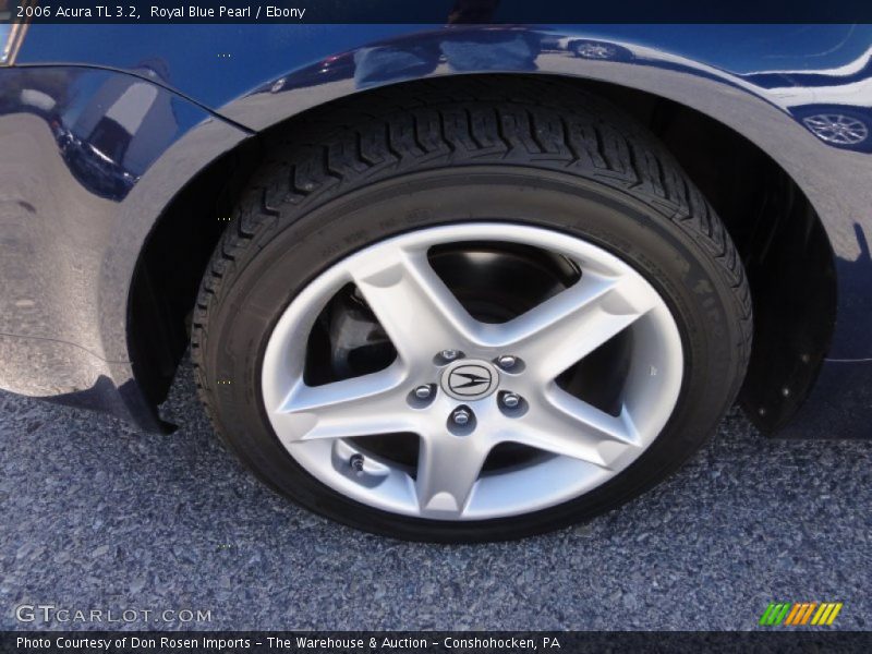 Royal Blue Pearl / Ebony 2006 Acura TL 3.2