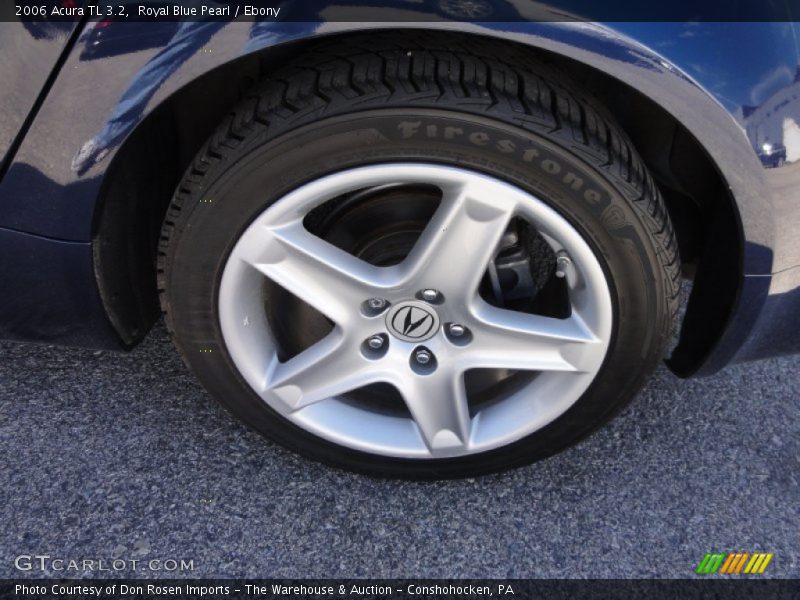 Royal Blue Pearl / Ebony 2006 Acura TL 3.2