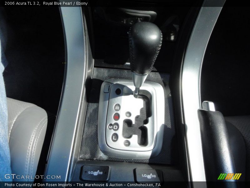 Royal Blue Pearl / Ebony 2006 Acura TL 3.2